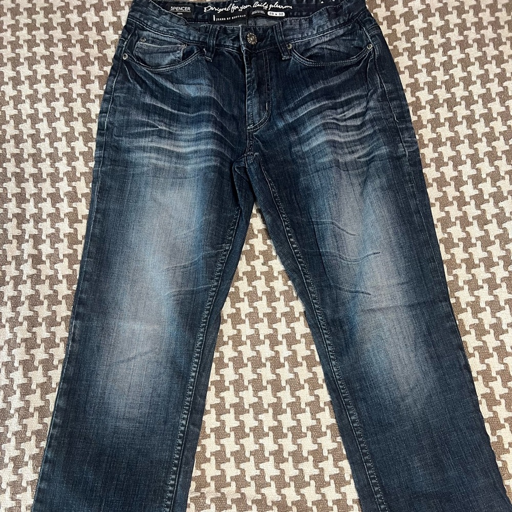 I Jeans by Buffalo Spencer Slim Jeans W29 L32 Distressed Denim Blue